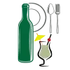 Food and beverage logo