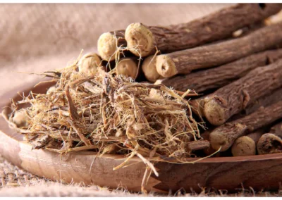 Licorice Roots in plate